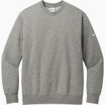 Zion Lutheran School Panthers Nike Men's Club Fleece Sleeve Swoosh Crewneck Sweatshirt Front Thumbnail