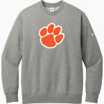 Globe Tigers <span class="pdp-name-mascot">Globe Tigers</span> Nike Men's Club Fleece Sleeve Swoosh Crewneck Sweatshirt Front Thumbnail