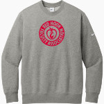 Red Hook Faculty Association RHFA <span class="pdp-name-mascot">Red Hook Faculty Association</span> Nike Men's Club Fleece Sleeve Swoosh Crewneck Sweatshirt Front Thumbnail