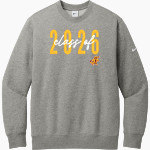 BAKER HIGH SCHOOL GATORS <span class="pdp-name-mascot">BAKER GATORS</span> Nike Men's Club Fleece Sleeve Swoosh Crewneck Sweatshirt Front Thumbnail