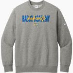 BACON ACADEMY BOBCATS <span class="pdp-name-mascot">BACON ACADEMY BOBCATS</span> Nike Men's Club Fleece Sleeve Swoosh Crewneck Sweatshirt Front Thumbnail