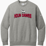 AURORA HIGH SCHOOL HOUN DAWGS <span class="pdp-name-mascot">AURORA HOUN DAWGS</span> Nike Men's Club Fleece Sleeve Swoosh Crewneck Sweatshirt Front Thumbnail