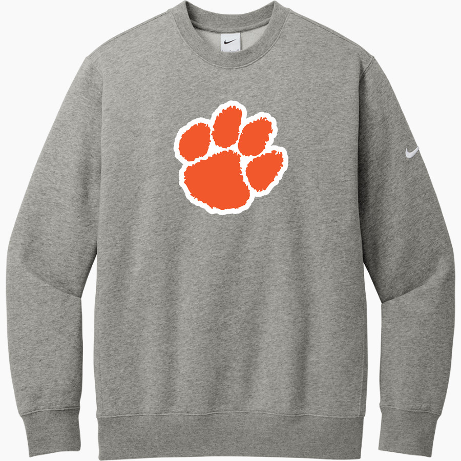 Globe Tigers <span class="pdp-name-mascot">Globe Tigers</span> Nike Men's Club Fleece Sleeve Swoosh Crewneck Sweatshirt