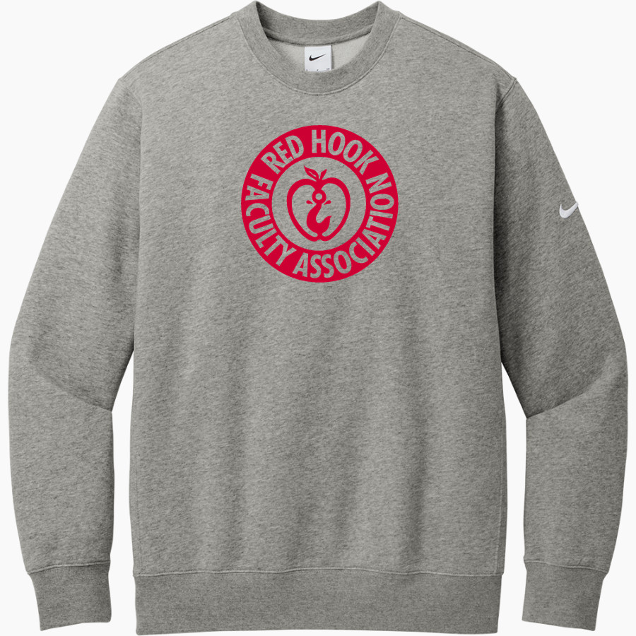 Red Hook Faculty Association RHFA <span class="pdp-name-mascot">Red Hook Faculty Association</span> Nike Men's Club Fleece Sleeve Swoosh Crewneck Sweatshirt