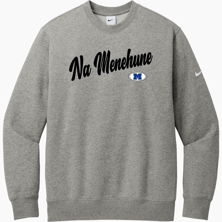 Moanalua Na Menehune Nike Men's Club Fleece Sleeve Swoosh Crewneck Sweatshirt