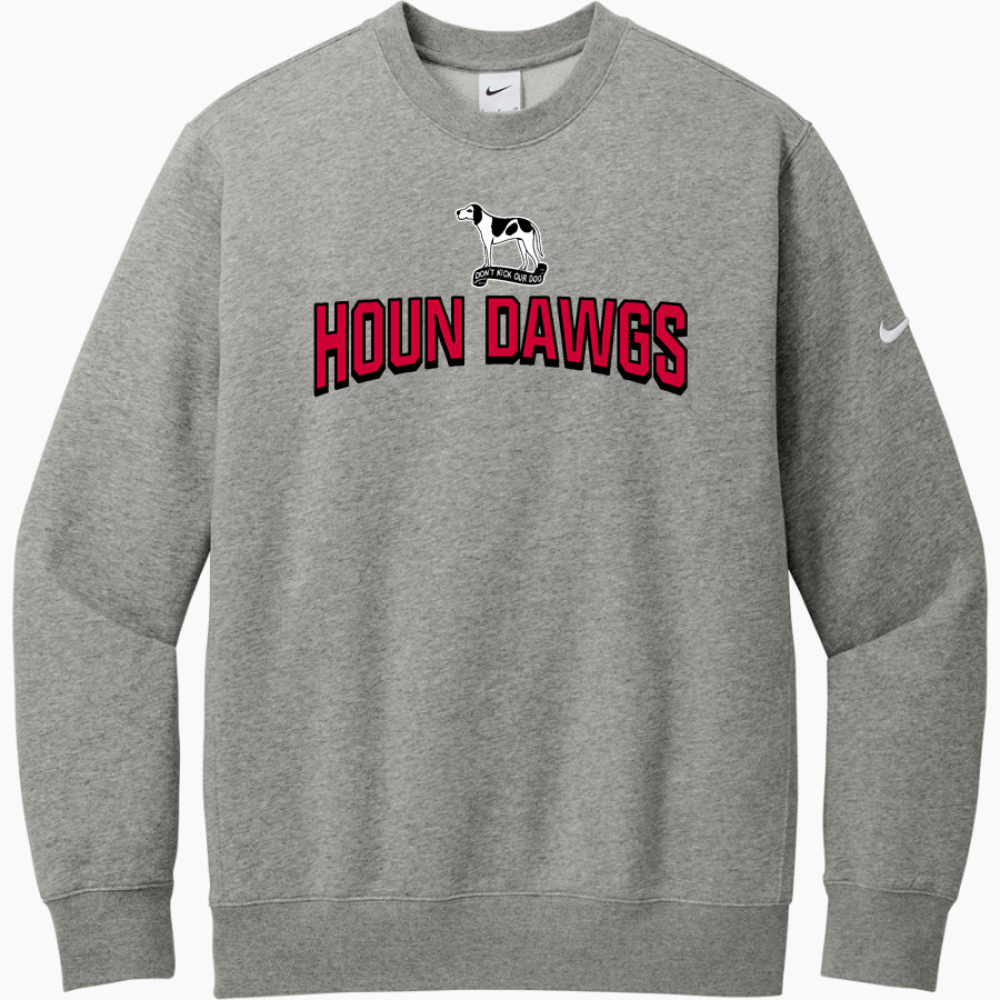 AURORA HIGH SCHOOL HOUN DAWGS <span class="pdp-name-mascot">AURORA HOUN DAWGS</span> Nike Men's Club Fleece Sleeve Swoosh Crewneck Sweatshirt