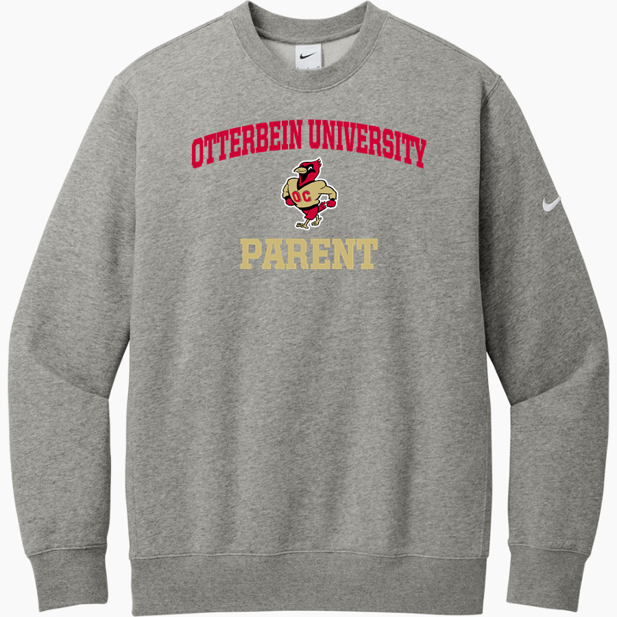 Otterbein University Cardinals <span class="pdp-name-mascot">Otterbein University Cardinals</span> Nike Men's Club Fleece Sleeve Swoosh Crewneck Sweatshirt
