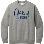 OHIO COUNTY HIGH SCHOOL EAGLES <span class="pdp-name-mascot">OHIO COUNTY EAGLES</span> Nike Men's Club Fleece Sleeve Swoosh Crewneck Sweatshirt Front Thumbnail