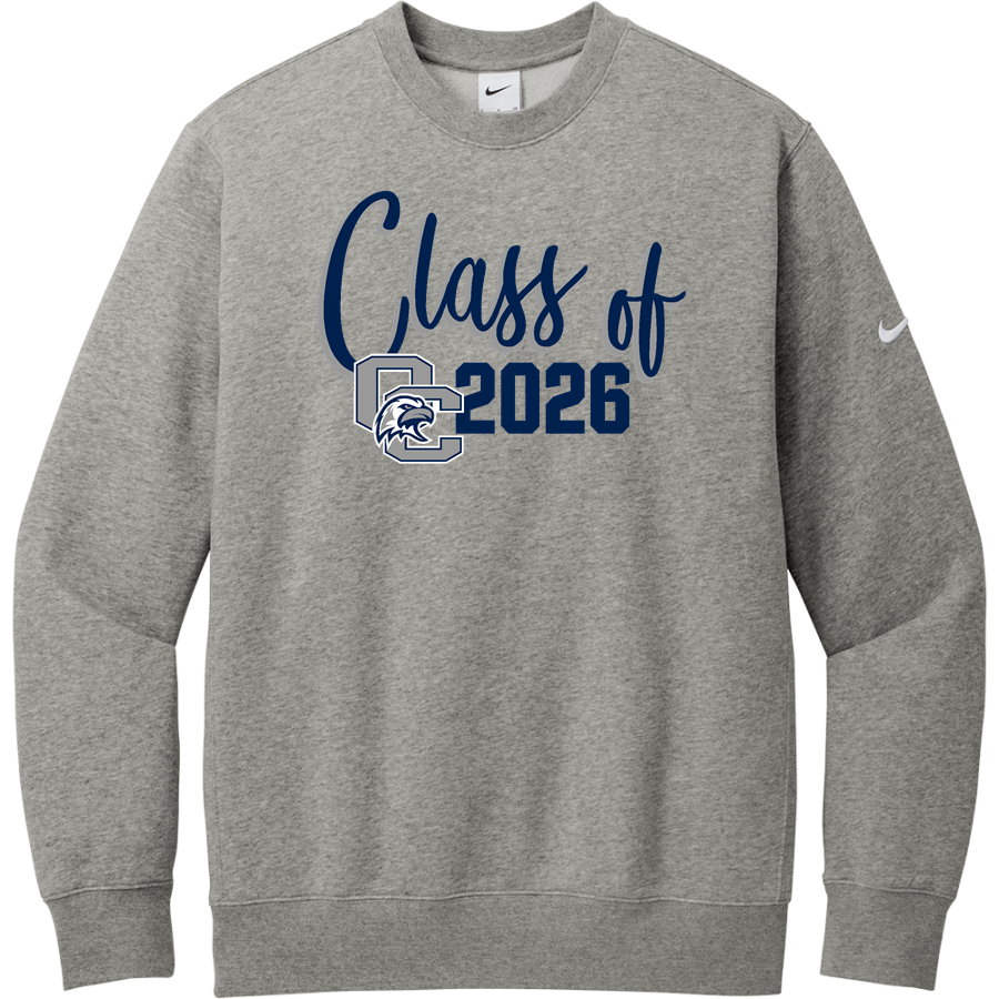 OHIO COUNTY HIGH SCHOOL EAGLES <span class="pdp-name-mascot">OHIO COUNTY EAGLES</span> Nike Men's Club Fleece Sleeve Swoosh Crewneck Sweatshirt