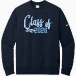 PATRICK HENRY HIGH SCHOOL REBELS <span class="pdp-name-mascot">PATRICK HENRY REBELS</span> Nike Men's Club Fleece Sleeve Swoosh Crewneck Sweatshirt Front Thumbnail
