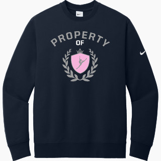 Nike Men's Club Fleece Sleeve Swoosh Crewneck Sweatshirt