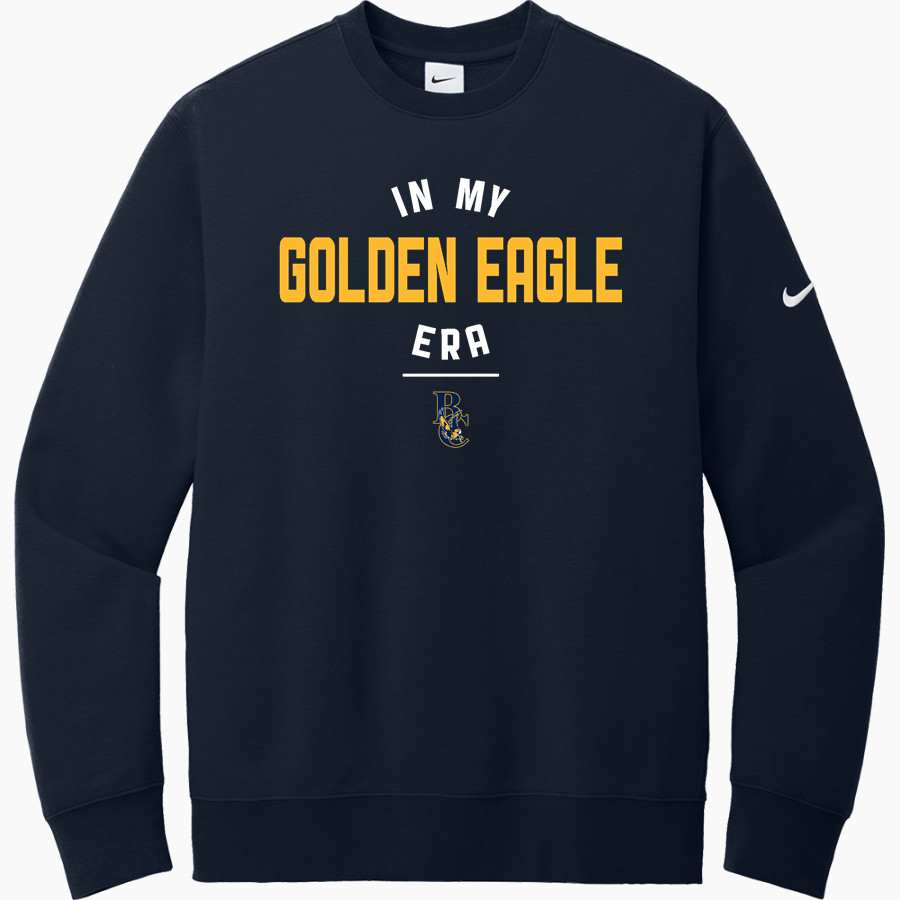 Bourgade Catholic Golden Eagles <span class="pdp-name-mascot">Bourgade Catholic Golden Eagles</span> Nike Men's Club Fleece Sleeve Swoosh Crewneck Sweatshirt