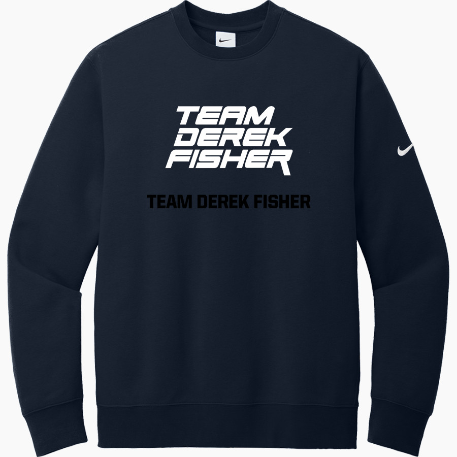 Be Better Foundation Team Derek Fisher Nike Men's Club Fleece Sleeve Swoosh Crewneck Sweatshirt