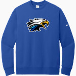 North Brunswick Raiders <span class="pdp-name-mascot">North Brunswick Raiders</span> Nike Men's Club Fleece Sleeve Swoosh Crewneck Sweatshirt Front Thumbnail
