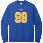 CLYDE HIGH SCHOOL FLIERS <span class="pdp-name-mascot">CLYDE FLIERS</span> Nike Men's Club Fleece Sleeve Swoosh Crewneck Sweatshirt Front Thumbnail