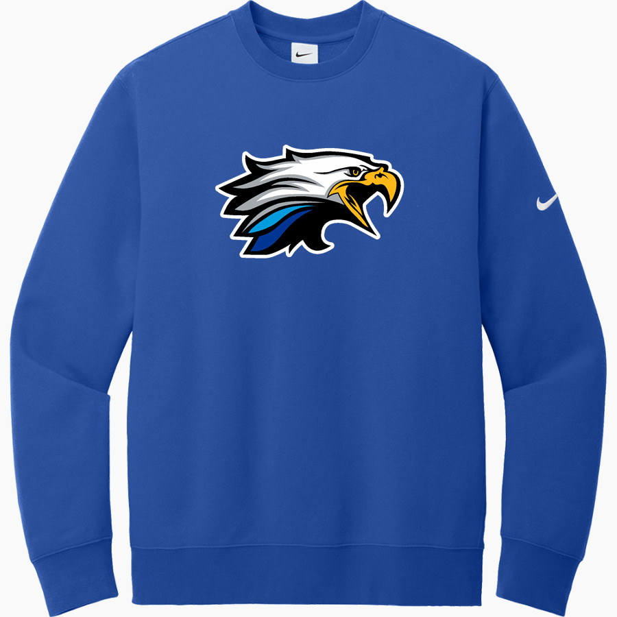 North Brunswick Raiders <span class="pdp-name-mascot">North Brunswick Raiders</span> Nike Men's Club Fleece Sleeve Swoosh Crewneck Sweatshirt