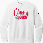 FISHERS HIGH SCHOOL TIGERS <span class="pdp-name-mascot">FISHERS TIGERS</span> Nike Men's Club Fleece Sleeve Swoosh Crewneck Sweatshirt Front Thumbnail