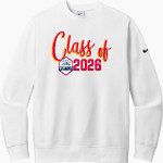 Washington Academic Warriors <span class="pdp-name-mascot">Washington Academic Warriors</span> Nike Men's Club Fleece Sleeve Swoosh Crewneck Sweatshirt Front Thumbnail