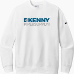 KENNY PIPE & SUPPLY <span class="pdp-name-mascot">KENNY PIPE & SUPPLY</span> Nike Men's Club Fleece Sleeve Swoosh Crewneck Sweatshirt Front Thumbnail