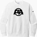 Fitness 4 All Fitness 4 All Nike Men's Club Fleece Sleeve Swoosh Crewneck Sweatshirt Front Thumbnail