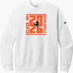 Schuylerville Horses <span class="pdp-name-mascot">Schuylerville Black Horses</span> Nike Men's Club Fleece Sleeve Swoosh Crewneck Sweatshirt Front Thumbnail