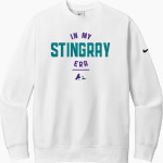 Emerald Coast Stingrays <span class="pdp-name-mascot">Emerald Coast Stingrays</span> Nike Men's Club Fleece Sleeve Swoosh Crewneck Sweatshirt Front Thumbnail