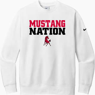 Nike Men's Club Fleece Sleeve Swoosh Crewneck Sweatshirt