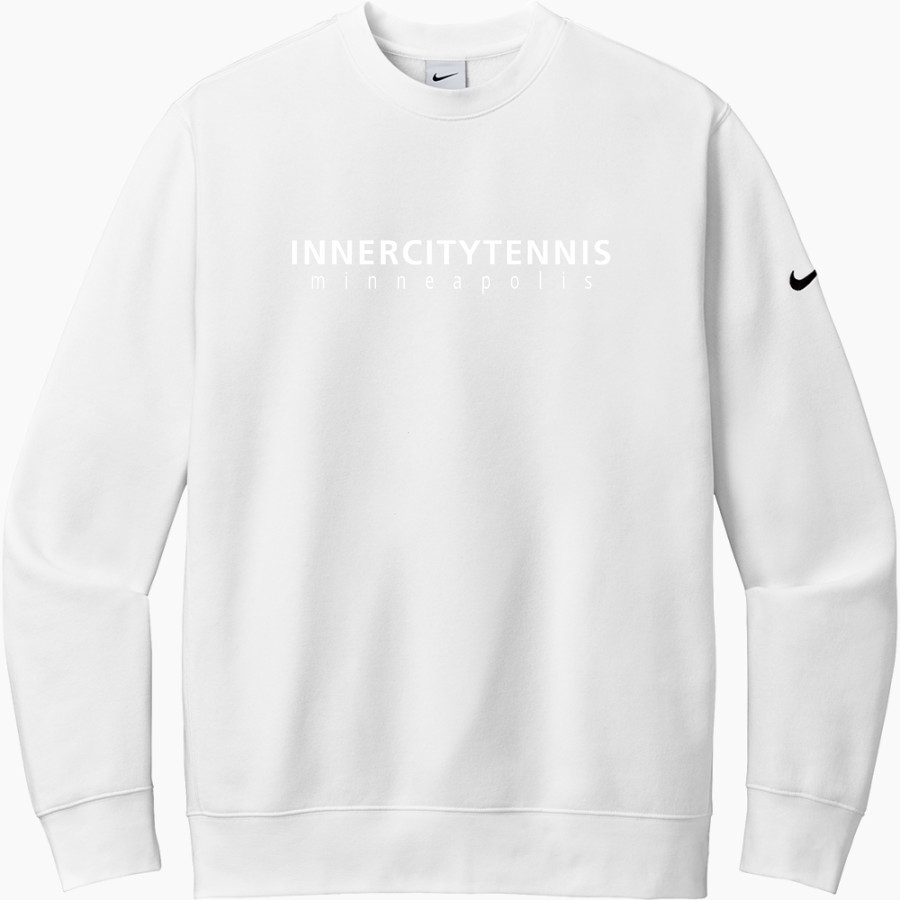 InnerCity Tennis <span class="pdp-name-mascot">InnerCity Tennis</span> Nike Men's Club Fleece Sleeve Swoosh Crewneck Sweatshirt