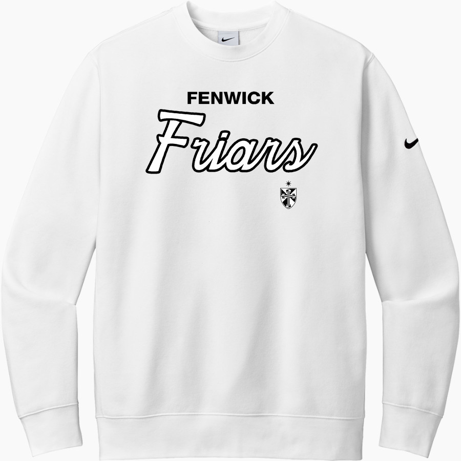 Fenwick Friars The Official Online Store Nike Men's Club Fleece Sleeve Swoosh Crewneck Sweatshirt