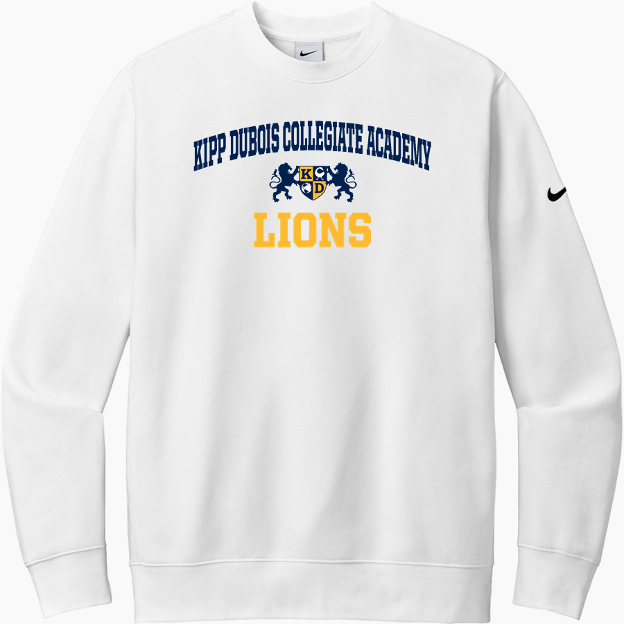 Kipp Dubois Collegiate Academy Lions <span class="pdp-name-mascot">Kipp Dubois Collegiate Academy Lions</span> Nike Men's Club Fleece Sleeve Swoosh Crewneck Sweatshirt