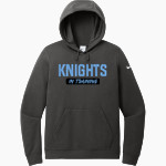 Northstar Christian Knights <span class="pdp-name-mascot">Northstar Christian Academy Knights</span> Nike Women's Club Fleece Sleeve Swoosh Pullover Hoodie Front Thumbnail