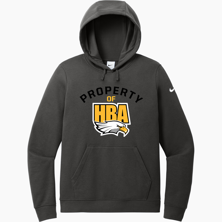 Hawaii Baptist Eagles <span class="pdp-name-mascot">HBA Eagles</span> Nike Women's Club Fleece Sleeve Swoosh Pullover Hoodie