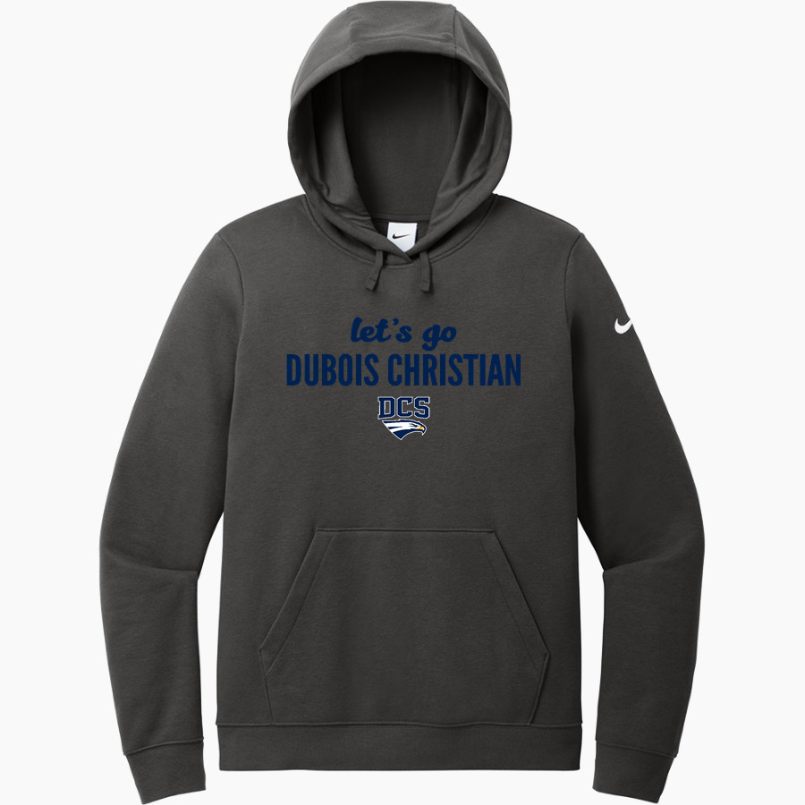 DUBOIS CHRISTIAN SCHOOLS EAGLES Nike Women's Club Fleece Sleeve Swoosh Pullover Hoodie