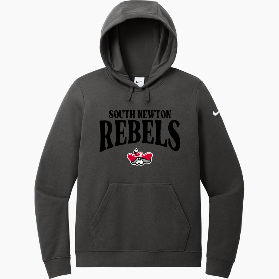 South Newton Rebels Nike Women's Club Fleece Sleeve Swoosh Pullover Hoodie