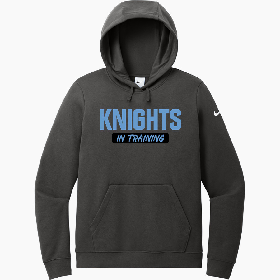 Northstar Christian Knights <span class="pdp-name-mascot">Northstar Christian Academy Knights</span> Nike Women's Club Fleece Sleeve Swoosh Pullover Hoodie