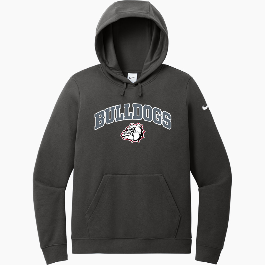 ATLANTA HIGH SCHOOL BULLDOGS <span class="pdp-name-mascot">ATLANTA BULLDOGS</span> Nike Women's Club Fleece Sleeve Swoosh Pullover Hoodie