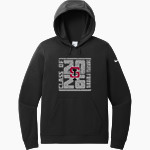 Springfield International Charter School <span class="pdp-name-mascot">SABIS INT'L BULLDOGS</span> Nike Women's Club Fleece Sleeve Swoosh Pullover Hoodie Front Thumbnail