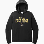 East Ridge Raptors Nike Women's Club Fleece Sleeve Swoosh Pullover Hoodie Front Thumbnail