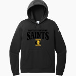 Immaculate Conception Saints <span class="pdp-name-mascot">Immaculate Conception Saints</span> Nike Women's Club Fleece Sleeve Swoosh Pullover Hoodie Front Thumbnail