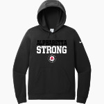 Alpharetta Youth Baseball Alpharetta <span class="pdp-name-mascot">Alpharetta Youth Baseball Association</span> Nike Women's Club Fleece Sleeve Swoosh Pullover Hoodie Front Thumbnail