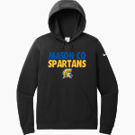 MASON CO CENTRAL HIGH SCHOOL SPARTANS <span class="pdp-name-mascot">MASON CO SPARTANS</span> Nike Women's Club Fleece Sleeve Swoosh Pullover Hoodie Front Thumbnail