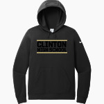 Clinton Dark Horses <span class="pdp-name-mascot">Clinton Dark Horses</span> Nike Women's Club Fleece Sleeve Swoosh Pullover Hoodie Front Thumbnail