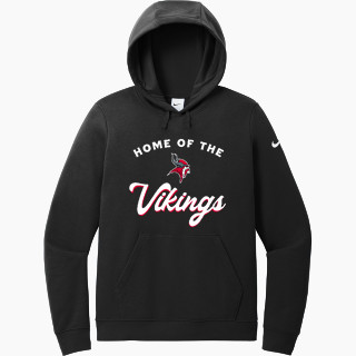 Nike Women's Club Fleece Sleeve Swoosh Pullover Hoodie