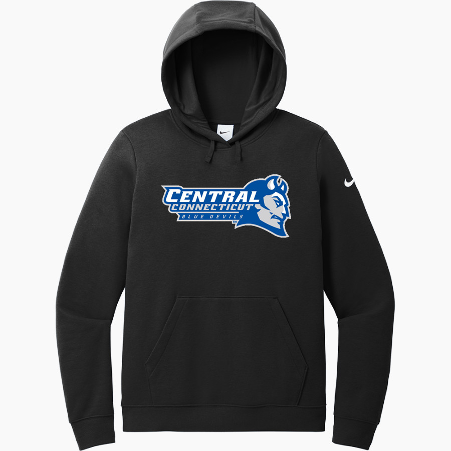 CCSU Blue Devils <span class="pdp-name-mascot">CCSU Blue Devils</span> Nike Women's Club Fleece Sleeve Swoosh Pullover Hoodie