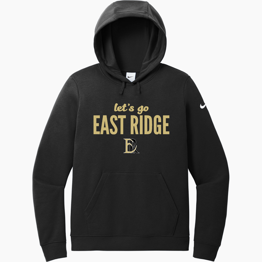 East Ridge Raptors Nike Women's Club Fleece Sleeve Swoosh Pullover Hoodie