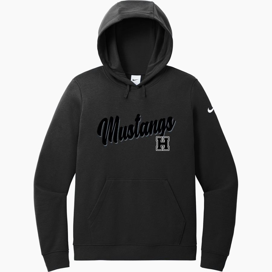 Houston Mustangs <span class="pdp-name-mascot">Houston Mustangs</span> Nike Women's Club Fleece Sleeve Swoosh Pullover Hoodie