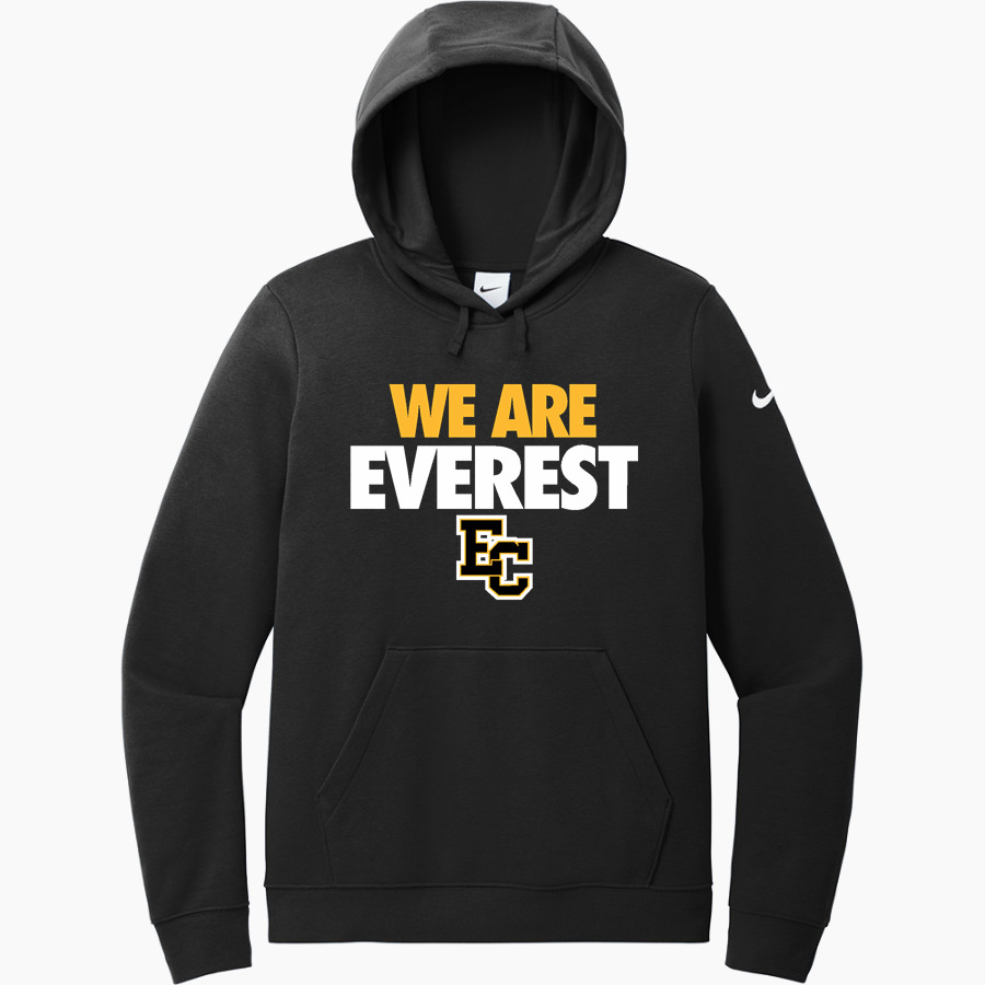 Everest Academy <span class="pdp-name-mascot">Everest Mountaineers</span> Nike Women's Club Fleece Sleeve Swoosh Pullover Hoodie