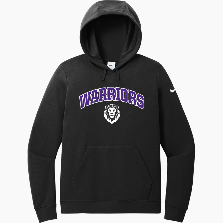 King's Academy Warriors Nike Women's Club Fleece Sleeve Swoosh Pullover Hoodie