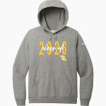 Terra Linda Trojans Nike Women's Club Fleece Sleeve Swoosh Pullover Hoodie Front Thumbnail