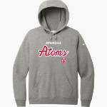 ANNANDALE HIGH SCHOOL ATOMS <span class="pdp-name-mascot">ANNANDALE ATOMS</span> Nike Women's Club Fleece Sleeve Swoosh Pullover Hoodie Front Thumbnail
